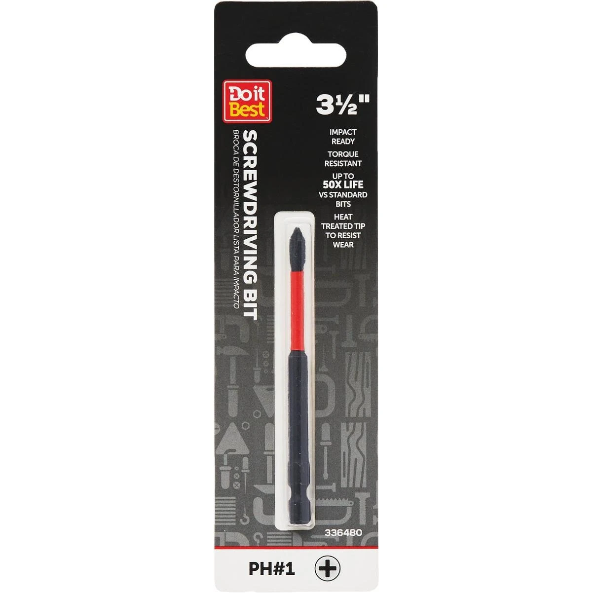 Do it Best 3.5 In. Phillips #1 Impact Ready Screwdriver Bit