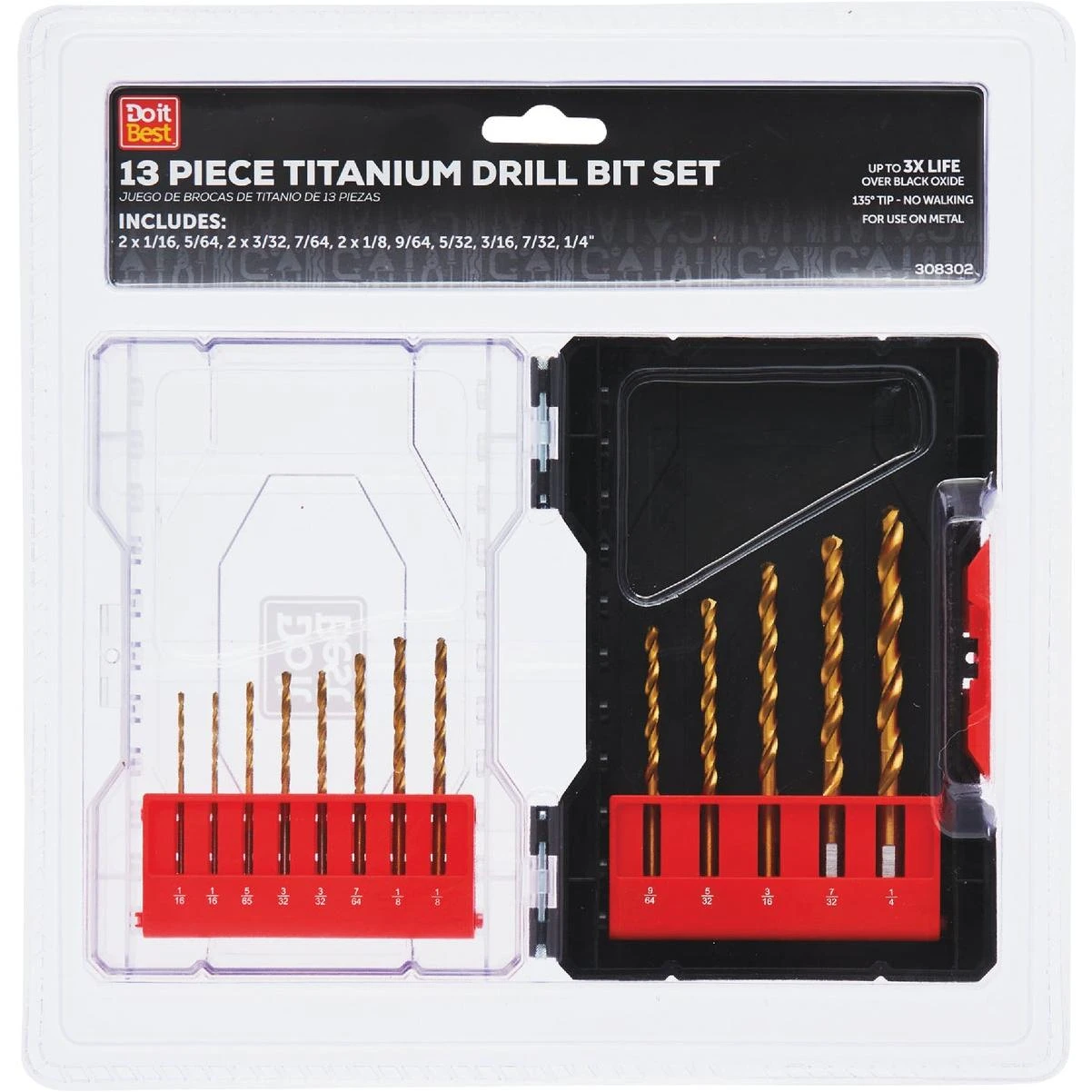 Do it Best Titanium Drill Bit Set (13-Piece)