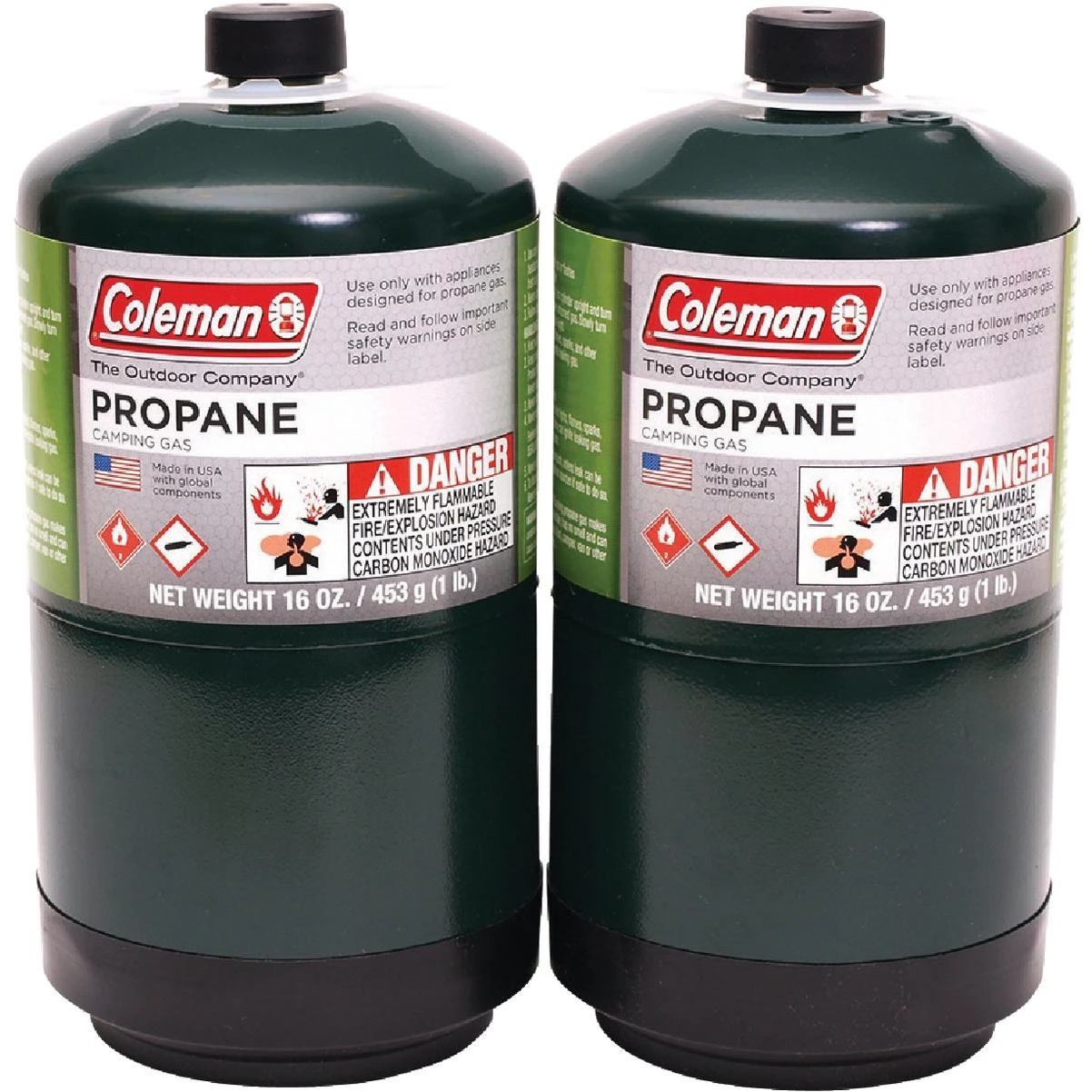 Coleman 1 Lb. Propane Cylinder (2-Pack) | Hammond Hardware