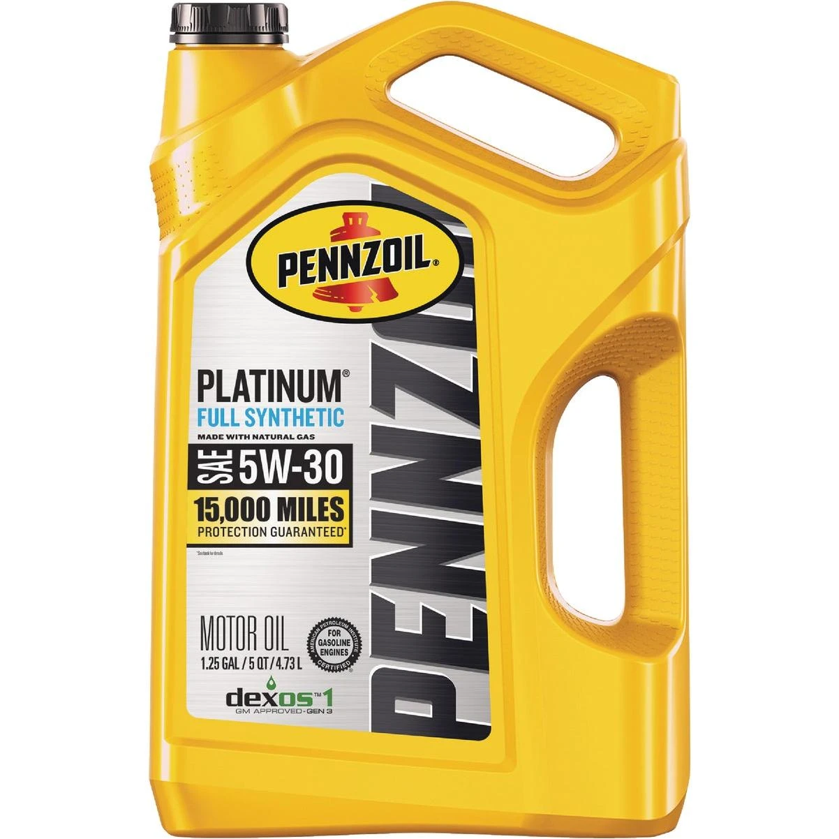 Pennzoil Platinum Full Synthetic 5W-30 Motor Oil, 5 Qt.