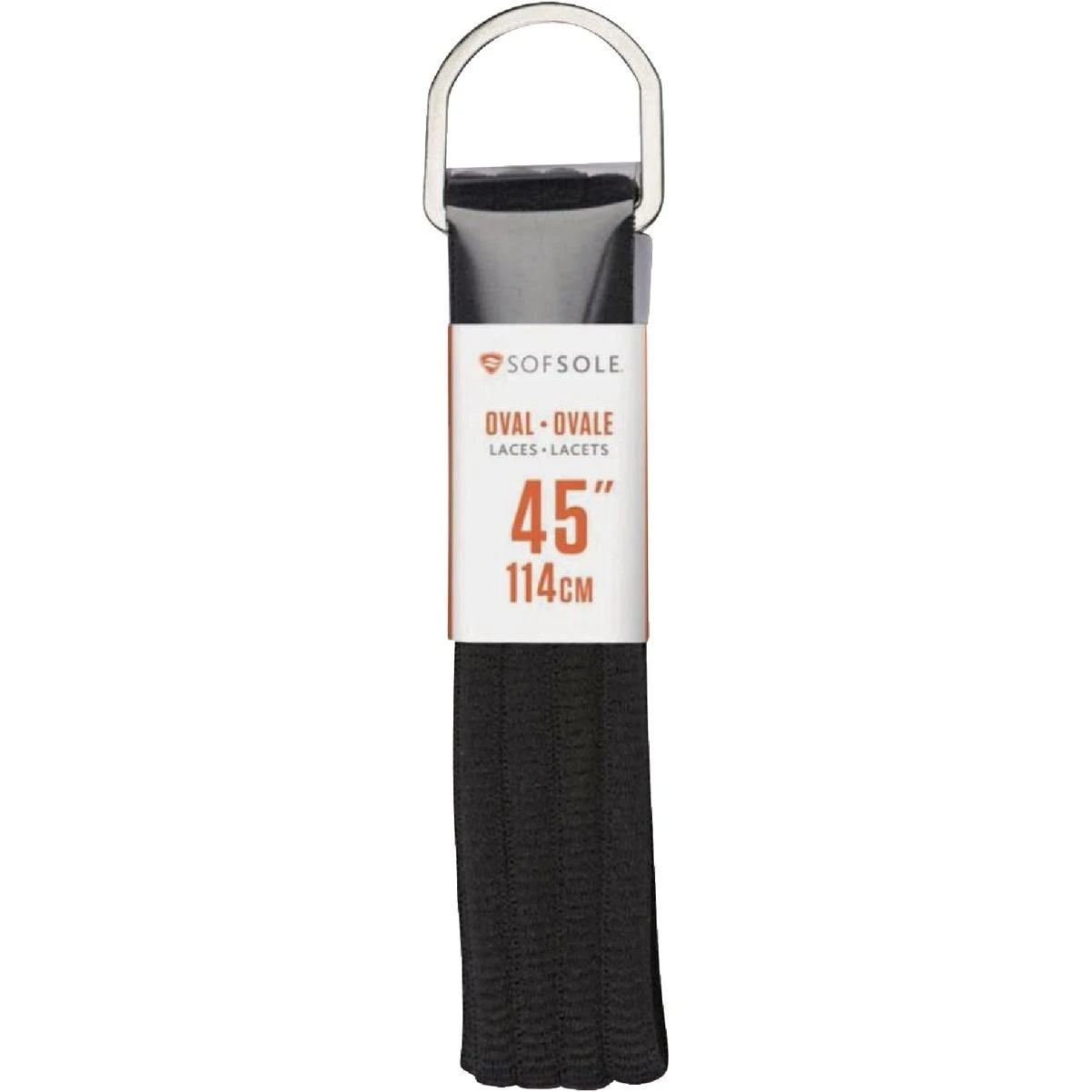 Sof Sole 45 In. Black Athletic Shoe Laces