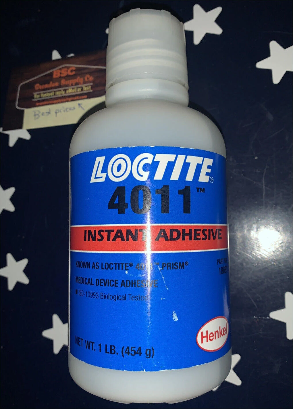 Loctite 4011 ONE POUND Bottle Instant Adhesive 18681