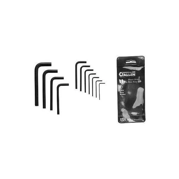 Short Arm Hex Key Set - 608a Allen Wrench Set