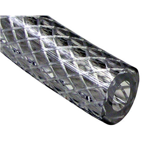 75 Ft. Braided Clear Vinyl Tubing, 5/8 In. Id X 7/8 In. Od