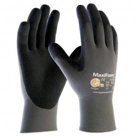 PIP 34-900 MaxiFoam Lite Seamless Knit Nylon Gloves With Nitrile Coated Palm