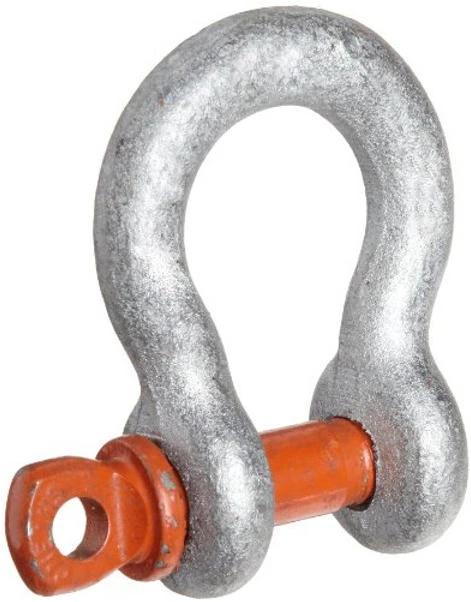 Galvanized Columbus McKinnon 2 Ton Screw Pin Anchor Shackle - 7/16 Inch