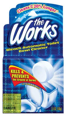 Automatic Toilet Bowl Cleaner Tablet with Bleach, 3.5 Ounce