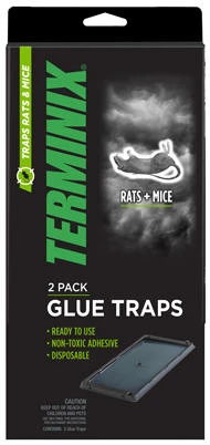 T402 5 in. x 10 in. Rat & Mouse Glue Trap&#44; Pack 2