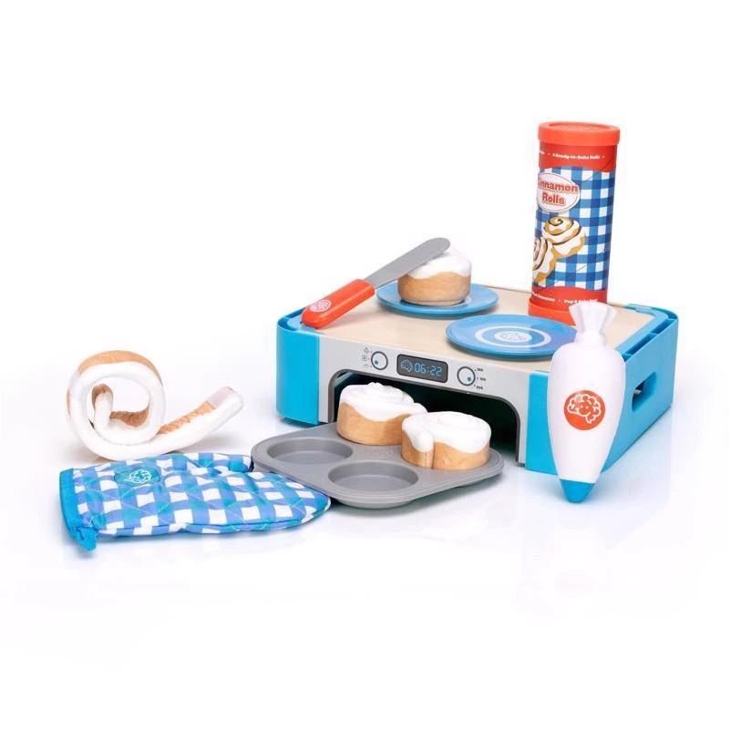Fat Brain Toy Pretendables Cinnamon Roll Set Multicolored 10 pc