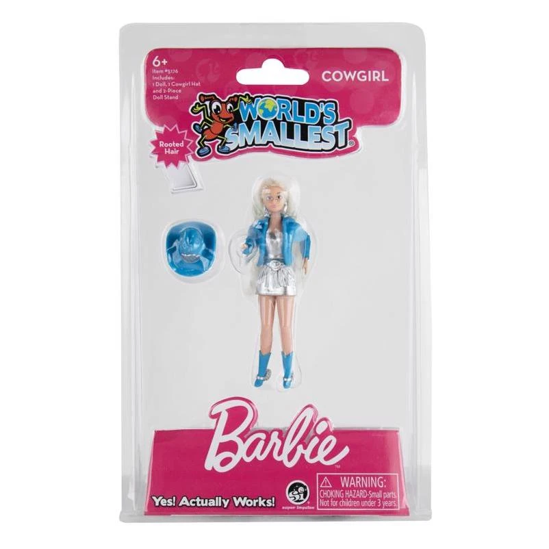 World's Smallest Barbie Doll — Multicolor Mini Collectible