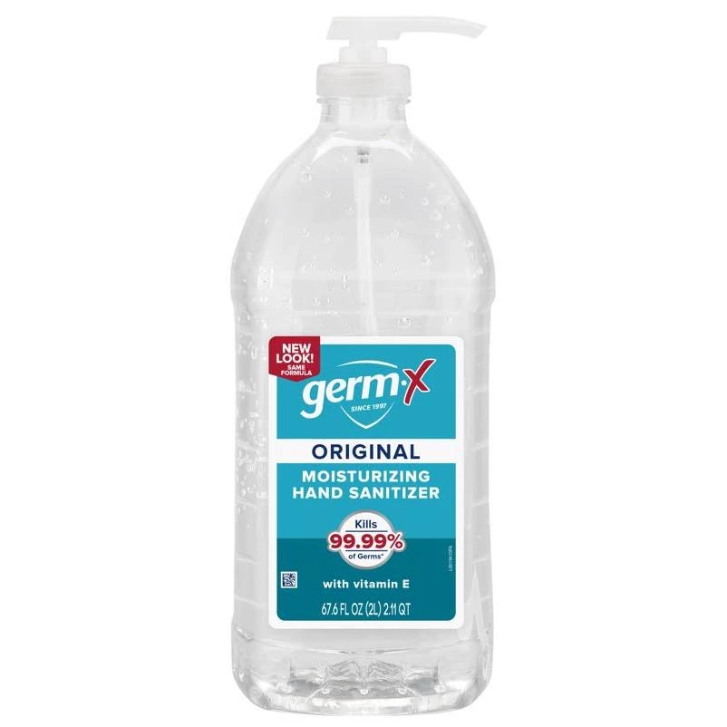 Germ-X Unscented Scent Gel Hand Sanitizer 67.6 oz