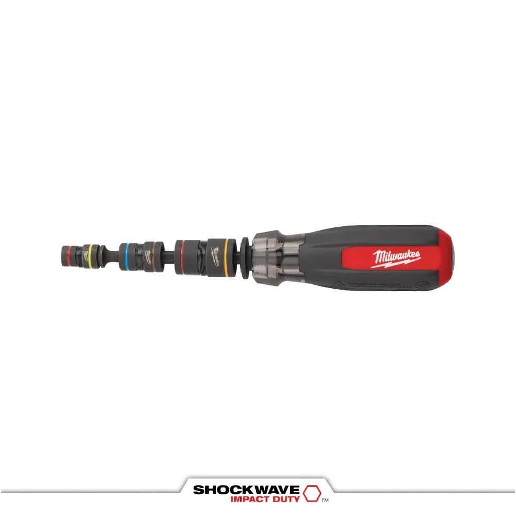 Multi-nut Driver With Shockwave Impact Duty Magnetic Nut Drivers, 1/4 To 9/16 In.