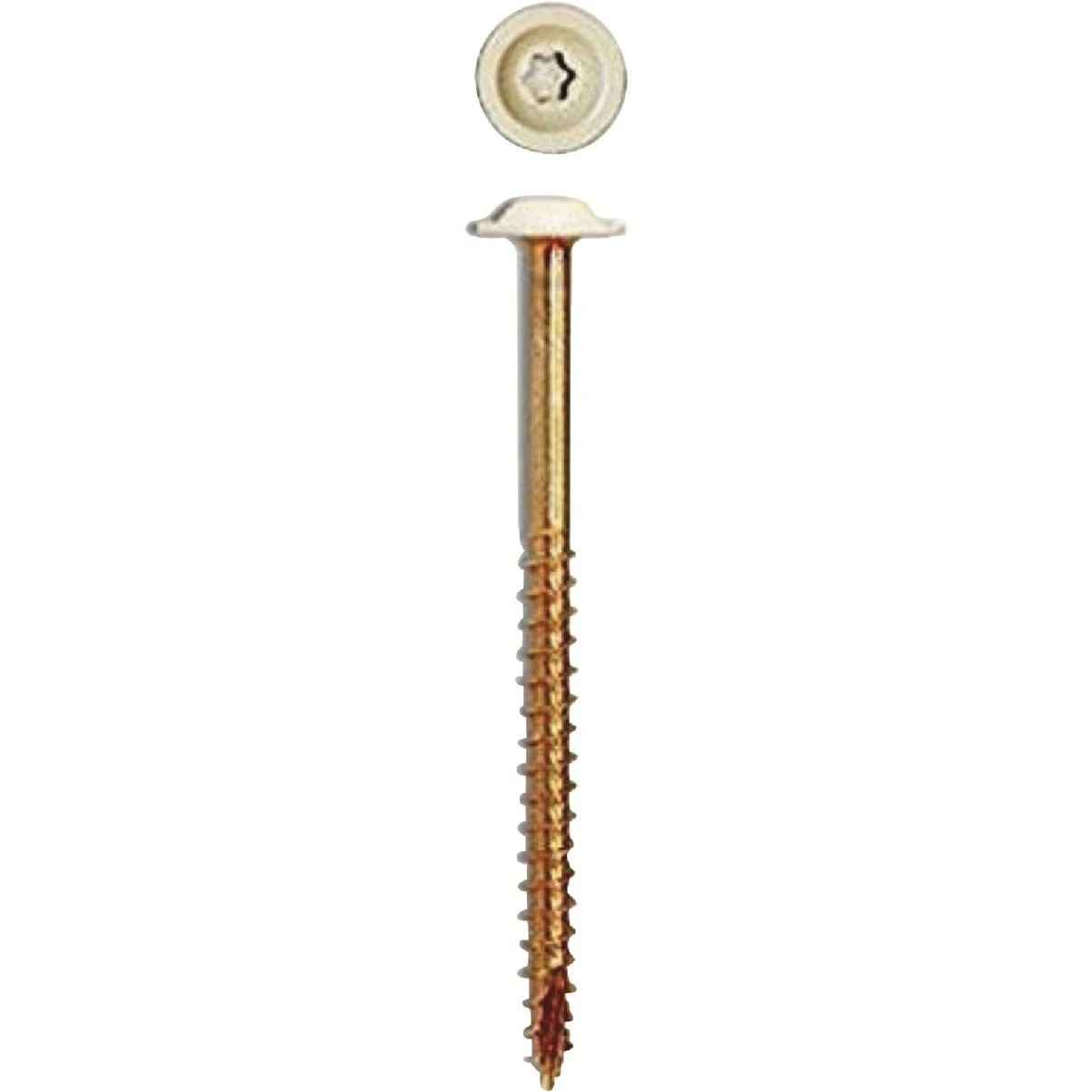 GRK #8 x 1-1/2 In. Star Drive White Cabinet Screw (80 Ct.)
