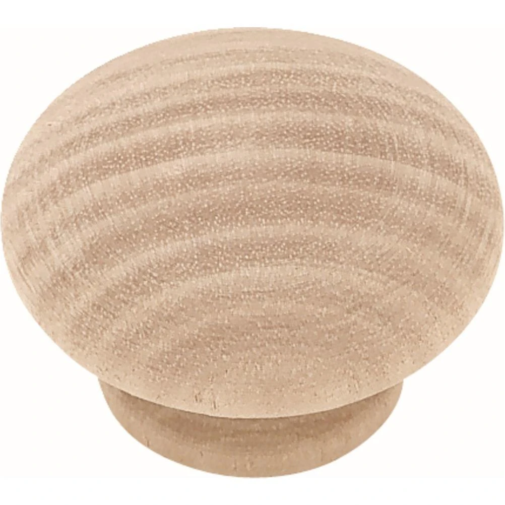 P10513C-BIR-U1 10 Pack Birch Wood Cabinet Knob - 1.5 in.