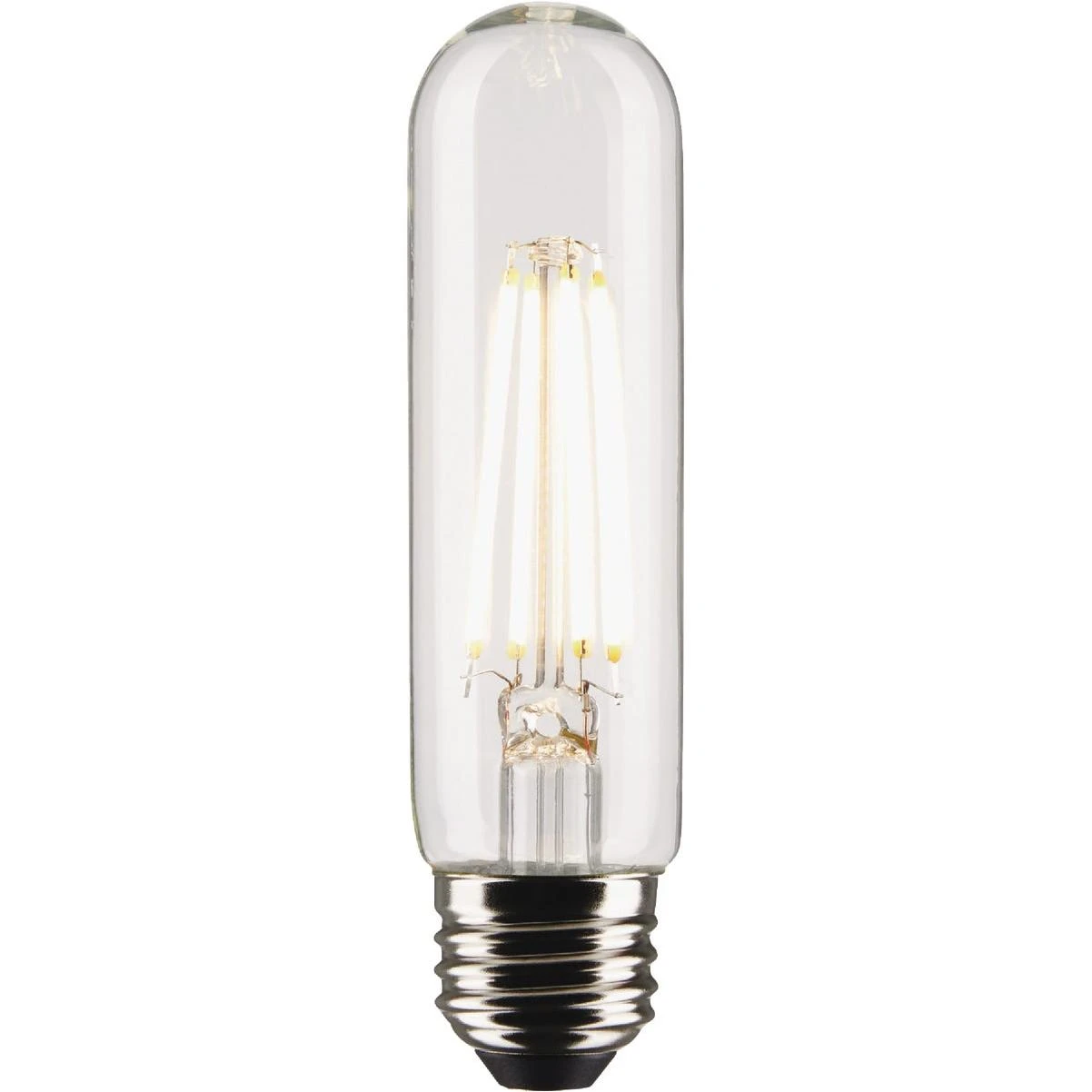 Satco 60W Equivalent T10 Medium Base 2700K Clear LED Bulb (2-Pack)