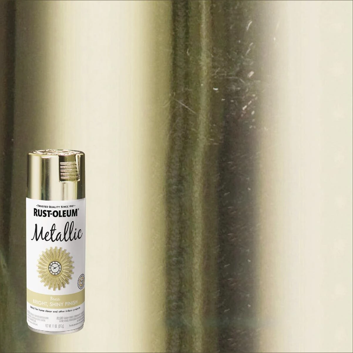 Rust-Oleum Specialty 11 Oz. Metallic Spray Paint, Brass