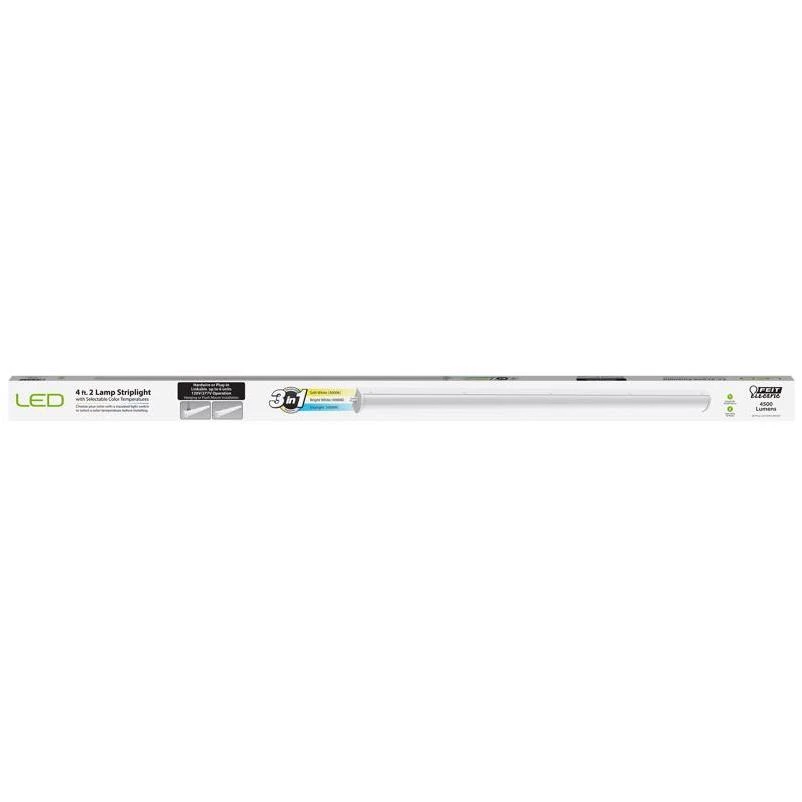 Feit 48 in. L White Hardwired LED Strip Light 4500 lm