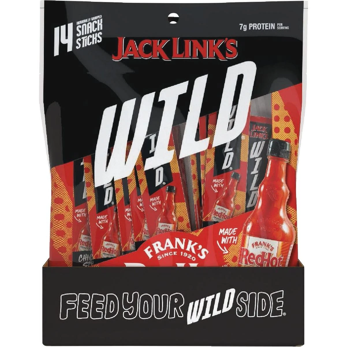 Jack Link's 7 Oz. Frank's RedHot Chicken Stick Bites