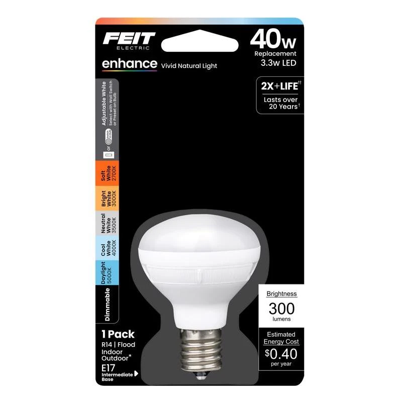 FT LED R14 E26 AW 40W