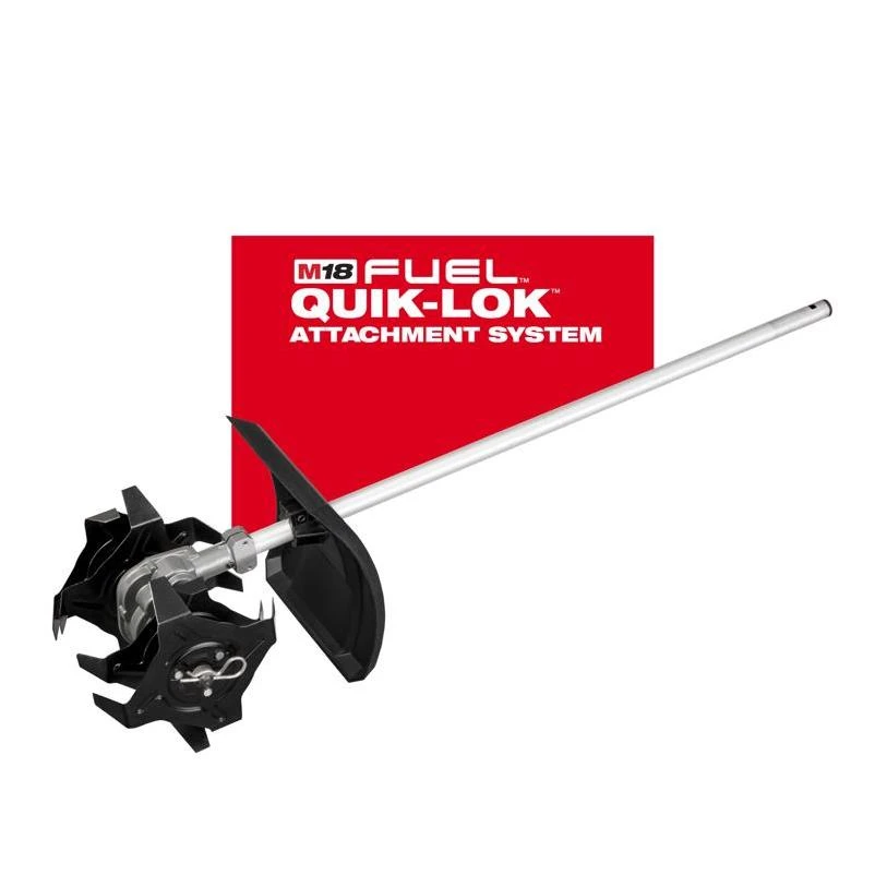 Milwaukee M18 Fuel Quik-lok Cultivator Attachment With 9 In. Steel Tines