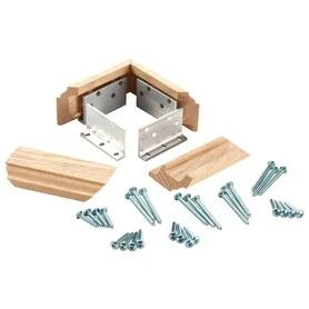 Creative Stair Parts Unfinished Stainless Steel Newel Post Installation Kit