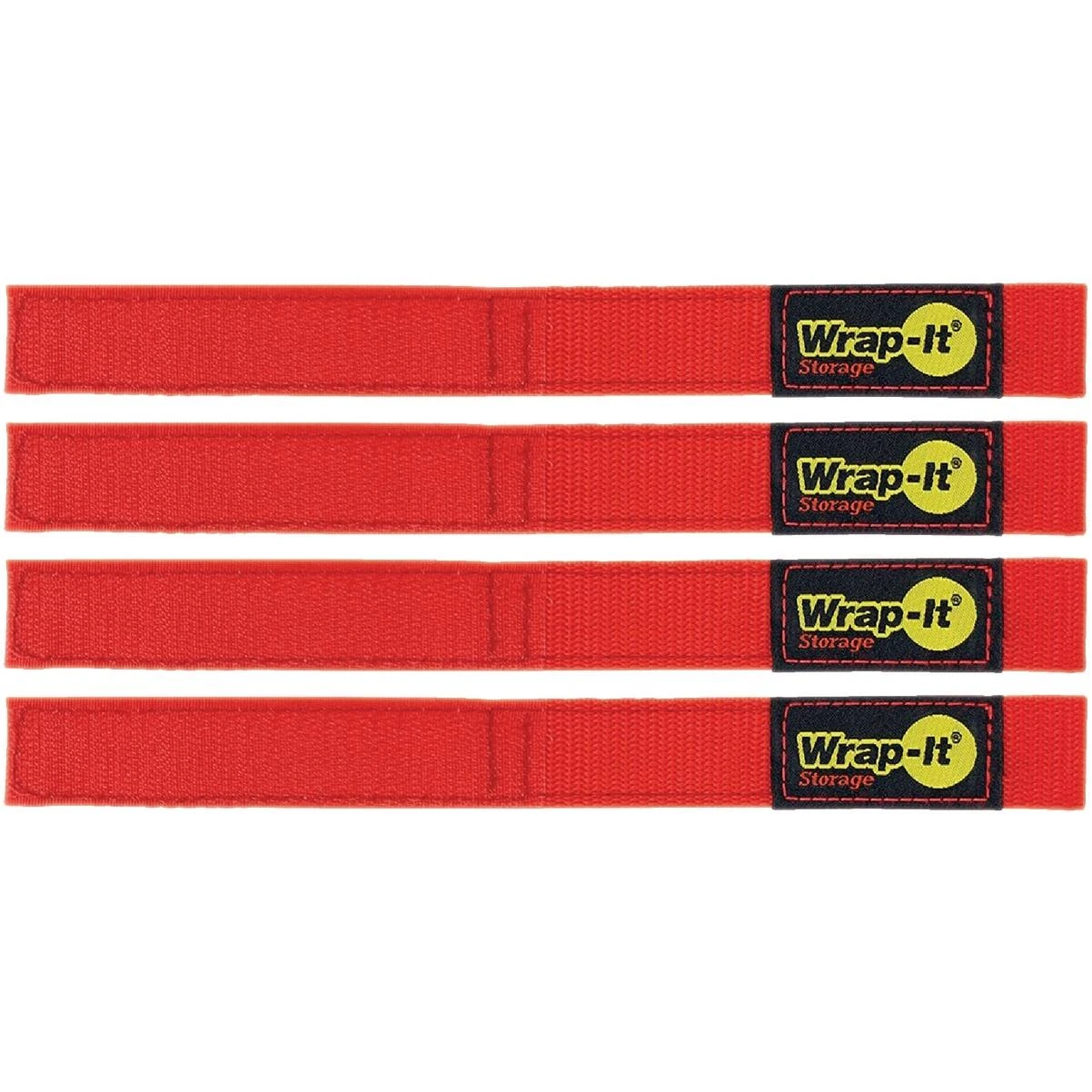 Wrap-It Storage Quick-Straps 9 In. Red Weatherproof Hook