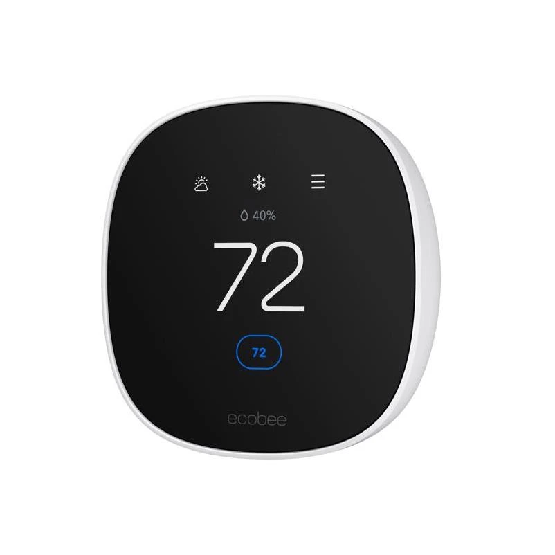 Ecobee Built In WiFi Heating and Cooling Touch Screen Smart-Enabled Thermostat
