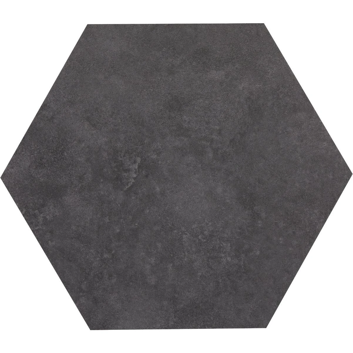 Home Impressions 12 In. Iron Gray Hexagonal Vinyl Floor Tile (15 Sq. Ft./Box)