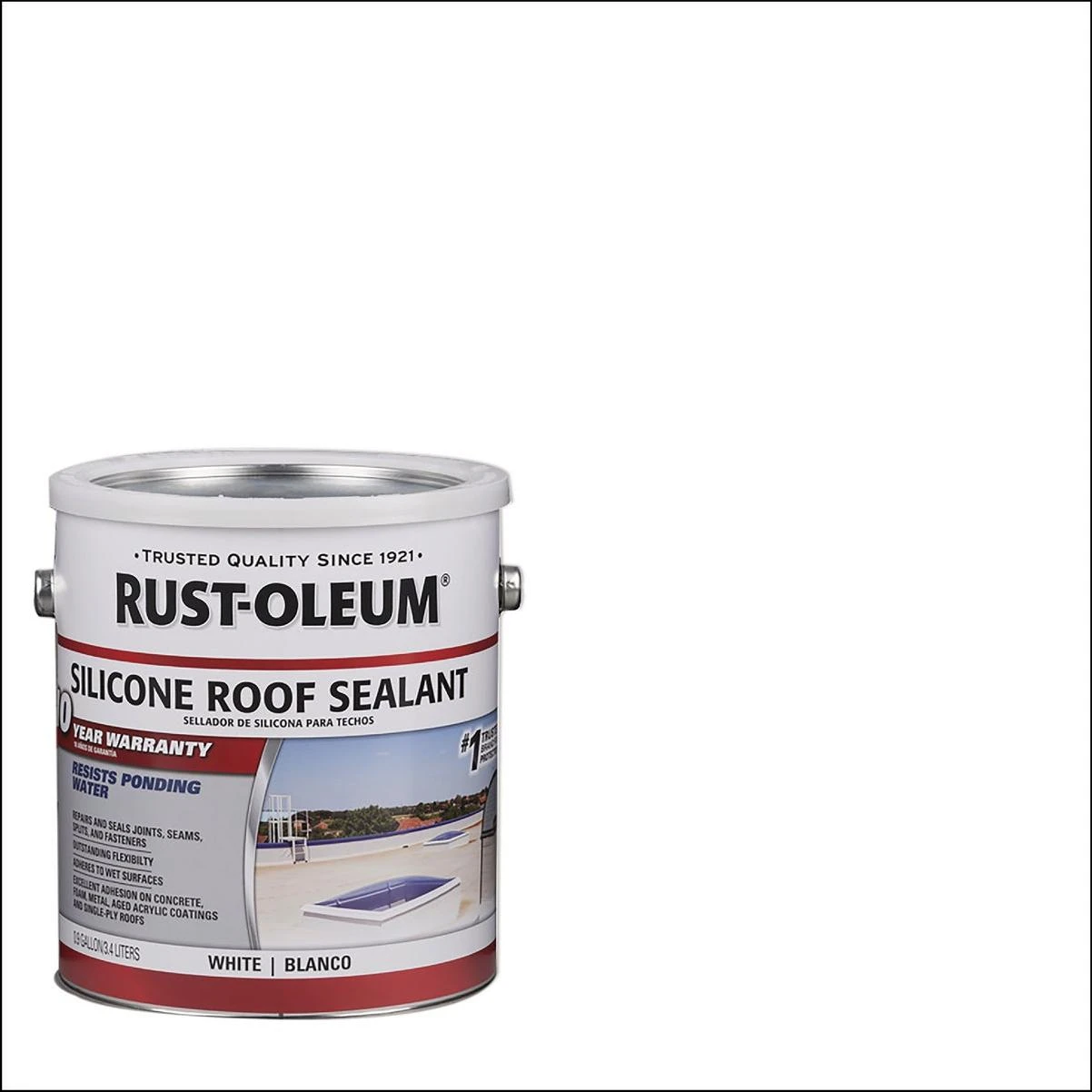 Rust-Oleum 1 Gal. Silicone Roof Sealant, White