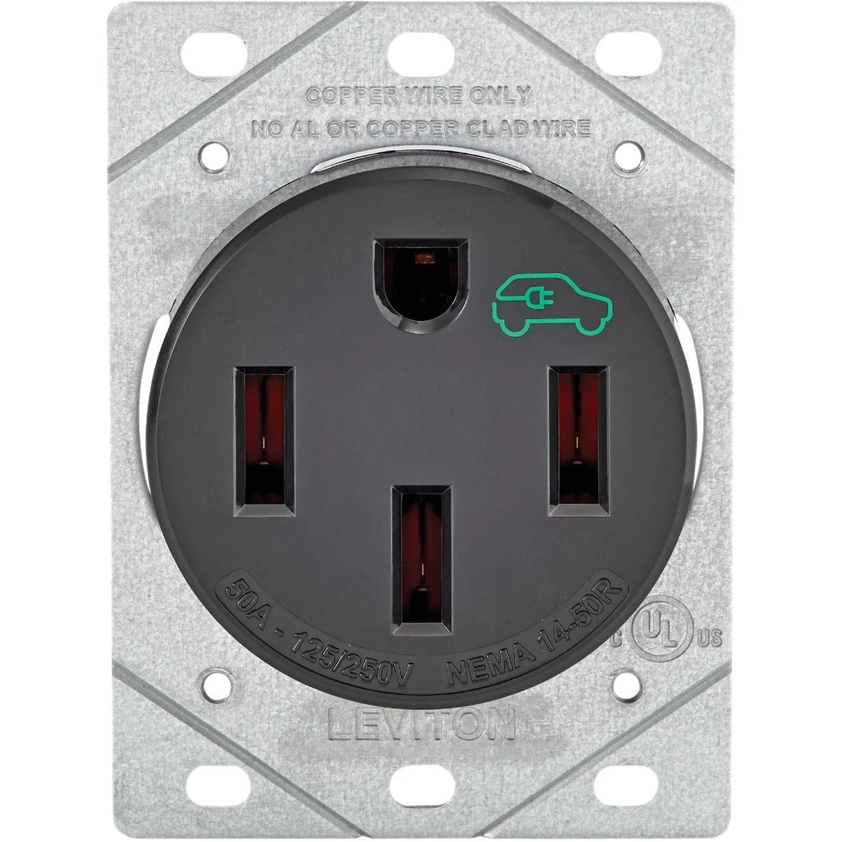 Leviton 50A 125/250V EV Charging Receptacle
