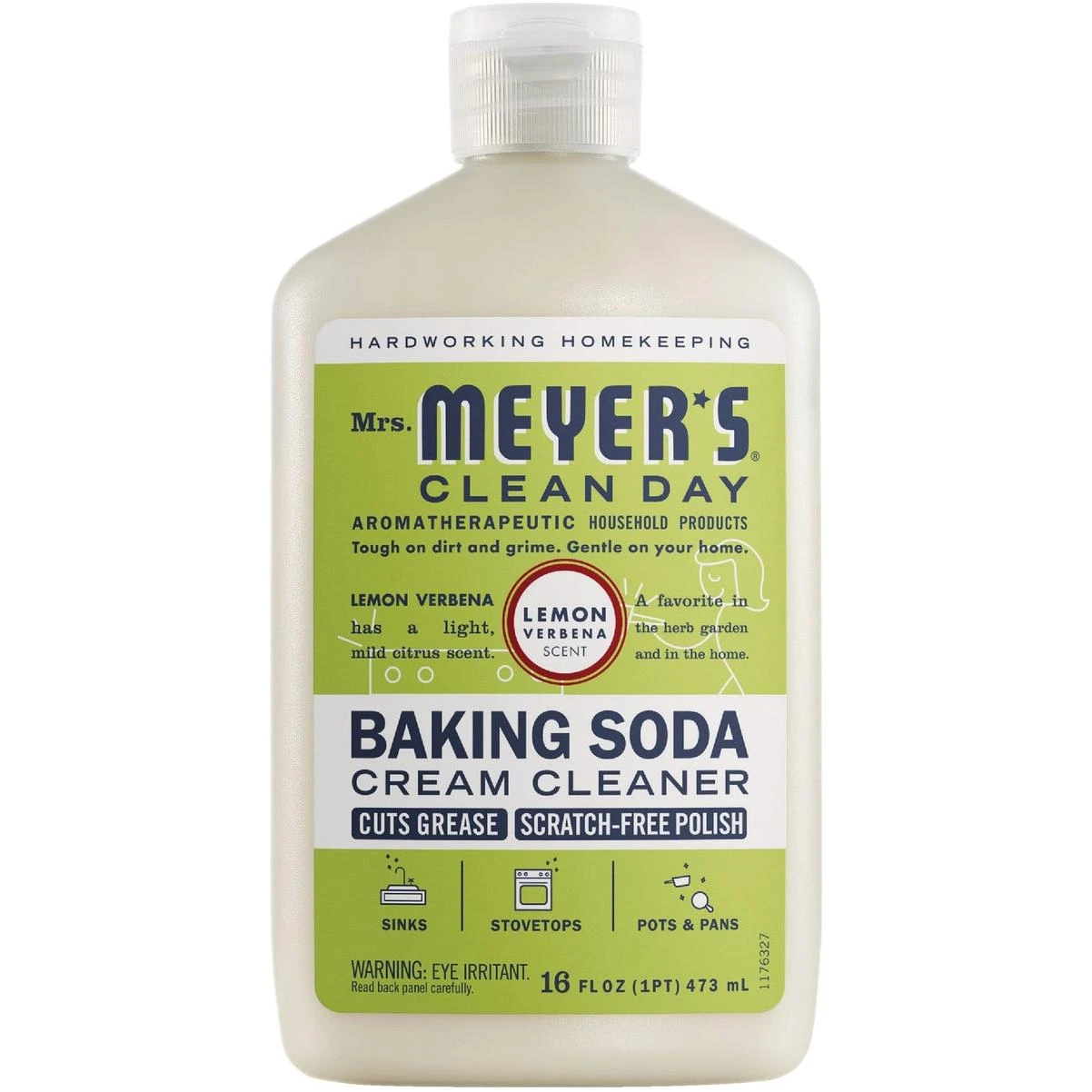 Mrs. Meyer's Clean Day 16 Oz. Lemon Verbena Scent Baking Soda Cream Cleaner