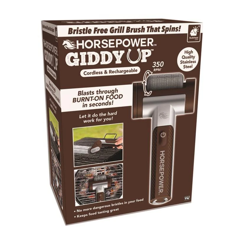 Horsepower As Seen On TV Grill Brush Stainless Steel 1 pk