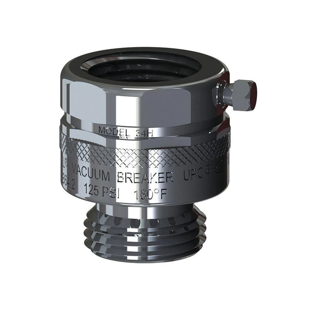 3/4 in. x 3/4 in. Chrome Add-On Hose Connection Vacuum Breaker