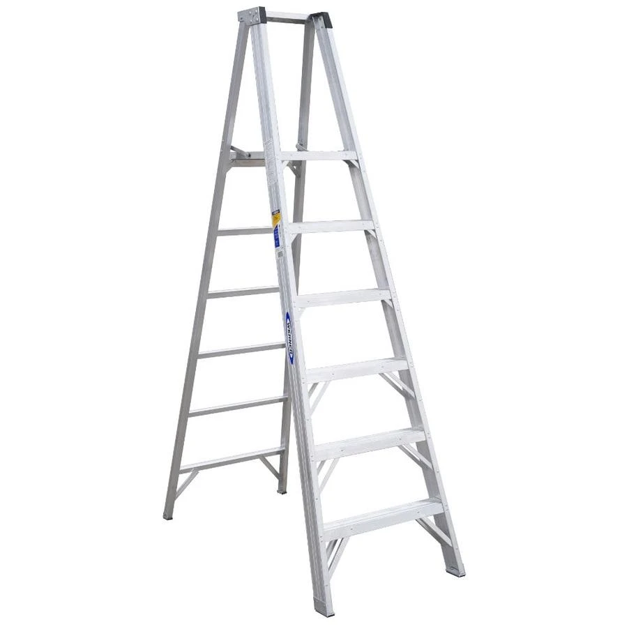 Werner 8-ft Aluminum Type 1AA - 375 lbs. Capacity Platform Step Ladder