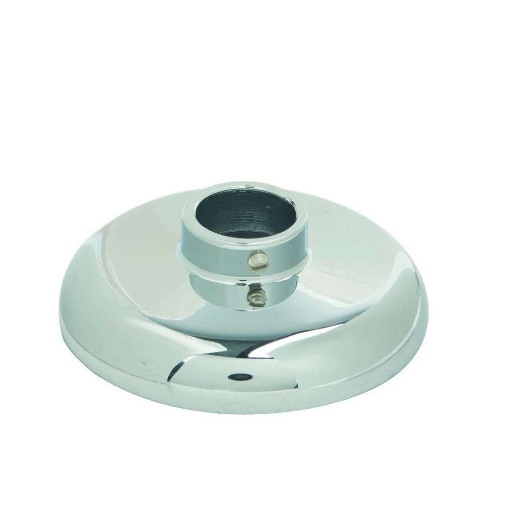 1/2 in. Nominal (5/8 in. O.D.) Shallow Cast Brass Escutcheon for Copper Pipe with Set Screw in Chrome