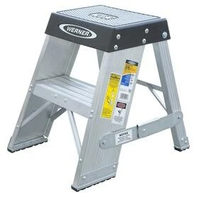 Werner 2-ft Aluminum Type 1AA - 375 lbs. Step Ladder