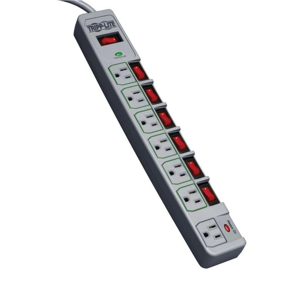 Eco Green Switched 7-Outlet Conserve Energy Surge Protector