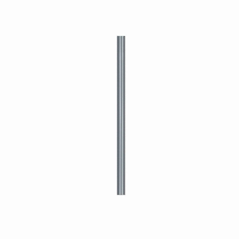 1 in. x 18 in. Zinc Plated All-Thread Rod