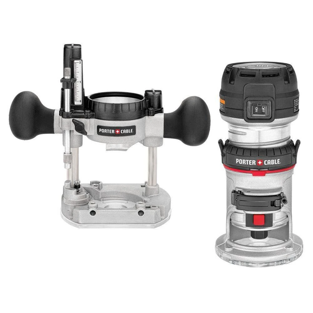 1-1/4 HP Compact Router with Plunge Base and Bag