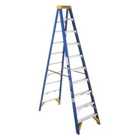 Werner 10-ft Fiberglass Type 1AA - 375 lbs. Capacity Step Ladder