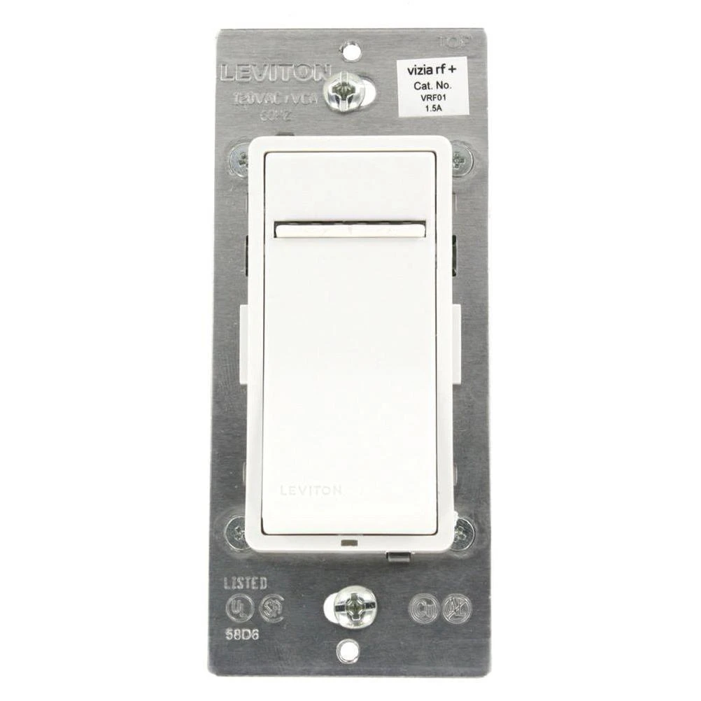 Vizia RF + 1.5-Amp Scene Capable Quiet Fan Speed Control - White/Ivory/Light Almond
