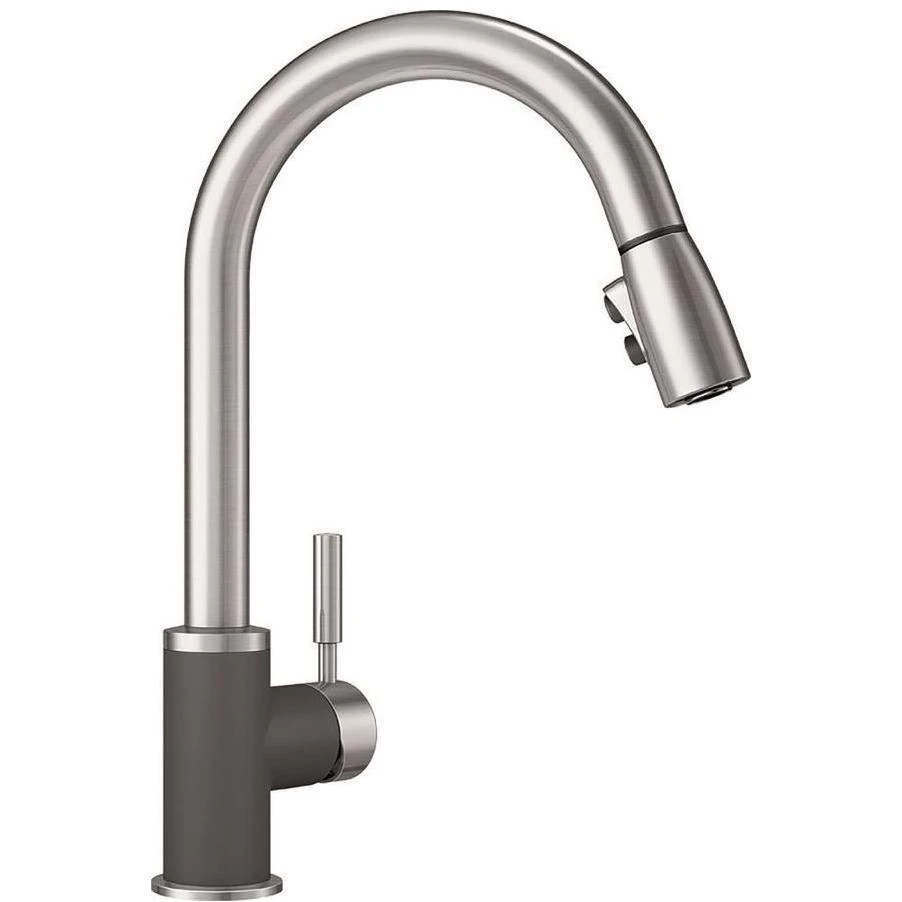 BLANCO Sonoma Cinder/Stainless 1-Handle Deck Mount Pull-Down Kitchen Faucet