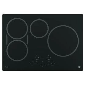 GE Profile 4-Element Induction Cooktop (Black) (Common: 30 Inch; Actual 29.875-in)