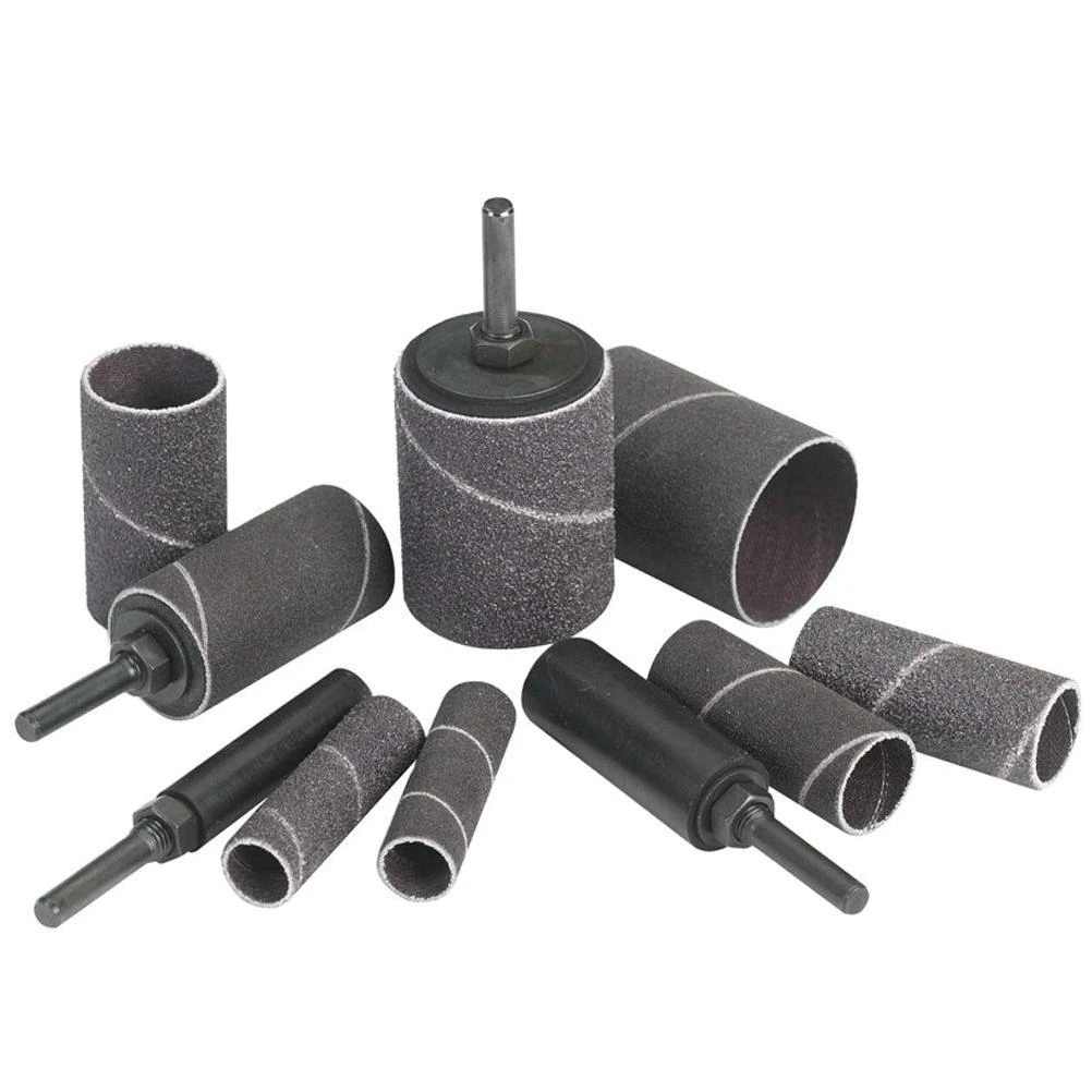 12-Piece Extra Long Sanding Drum Kit with Nut Lock Drums