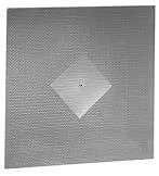 Hart Cooley RENPS W HVAC Diffuser, 20 W x 20 H, RENPS Steel/Aluminum TBar Perforated Supply Diffuser w/ Insulated Back (050356)
