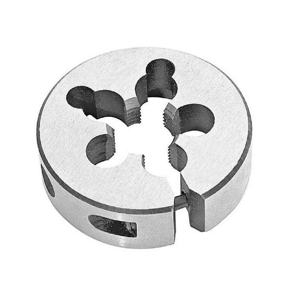 m28 x 1.5 in. x 2-1/2 in. Outside Diameter High Speed Steel Round Threading Die, Adjustable
