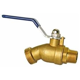 AMERICAN VALVE 3/4-in MNPT Brass Quarter Turn Hose Bibb