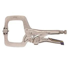 IRWIN VISE-GRIP Fast Release 11-in Welding C-clamp With Swivel Pad Locking Pliers