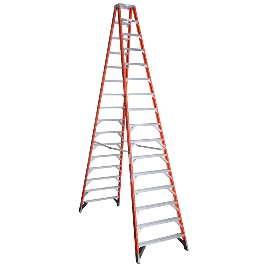 Werner 16-ft Fiberglass Type 1A - 300 lbs. Step Ladder