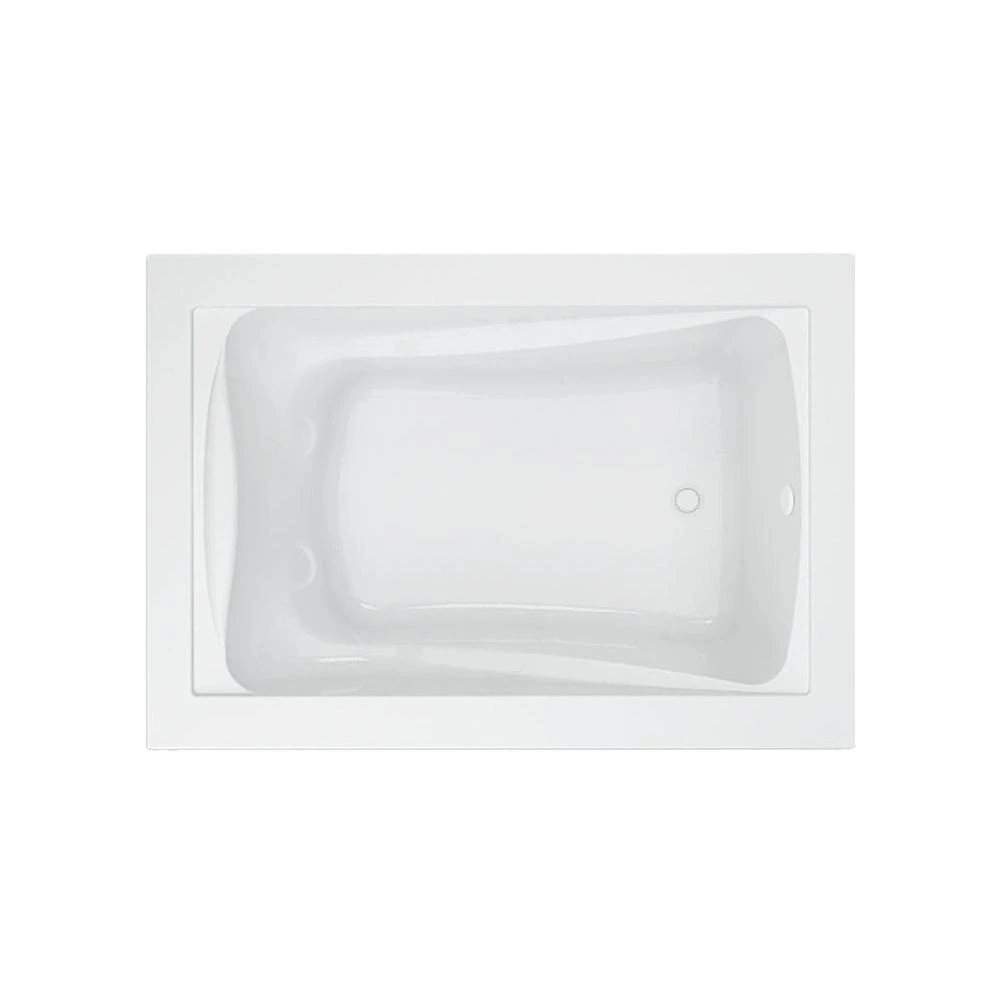 Green Tea 5 ft. x 42 in. Reversible Drain Soaking Bathtub in White
